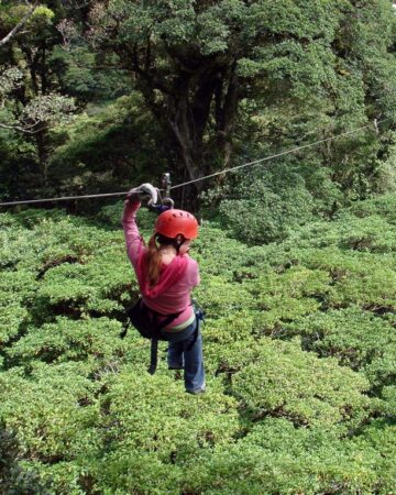 Ziplining